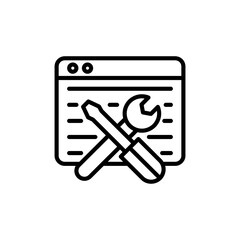 Web Services icon in vector. Logotype