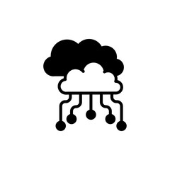 Cloud Computing icon in vector. Logotype
