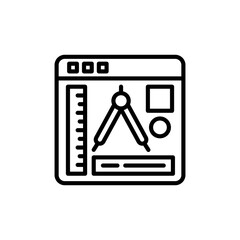 Prototype icon in vector. Logotype