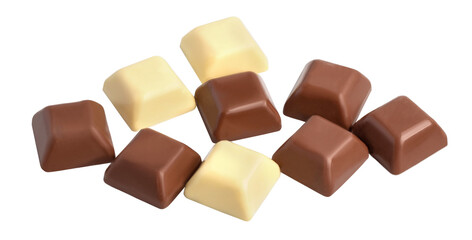 Brown and White Chocolate