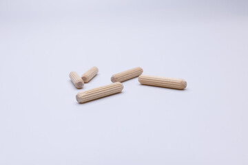 Five Wooden Dowel