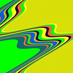 Multicolored waves, fluid lines, rainbow, decorative forms, abstract background