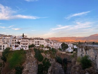 Fototapeta na wymiar Panoramic view of Ronda Town