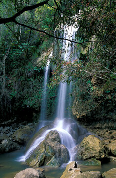 Cascada Soroa, Waterfall, Las Terrazas, Western Cuba, Cuba, Caribbean