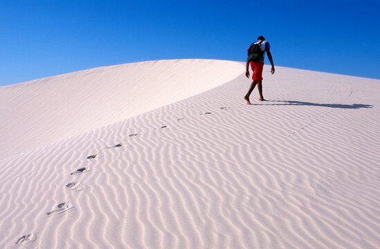 Sand Dunes, Parque Nacional dos Lencois near Barreirinhas, Maranhao, Brazil