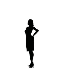 silhouette of a professional person