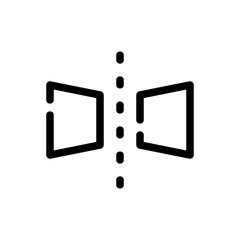 reflect line icon