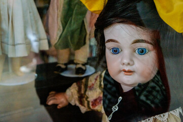 Crippy vintage doll in Buenos Aires, Argentina