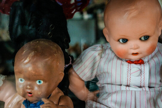 Crippy vintage dolls in Buenos Aires, Argentina