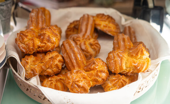 Traditional portuguese pastry in the shape of penis on festival of st. Gonsalo in Amarante city