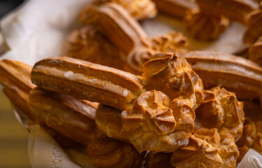 Traditional portuguese pastry in the shape of penis on festival of st. Gonsalo in Amarante city