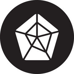 Analytic Graph glyph icon