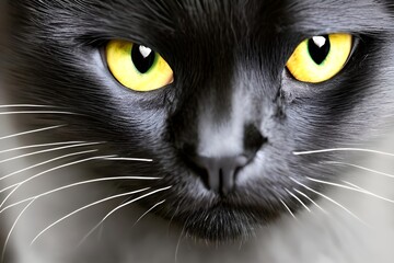 black cat eyes