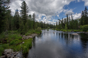 lake in the mountains