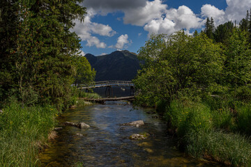 Fototapeta premium the river in the mountains