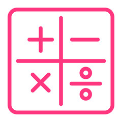 Obraz premium maths gradient icon