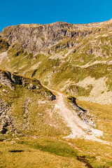 Beautiful alpine summer view at the famous Weisssee Gletscherwelt, Uttendorf, Salzburg, Austria