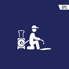 cleaning vector icon illustration sign solid art icon isolated on white background.  filled symbol in a simple flat trendy modern style for your website design, logo, and mobile app