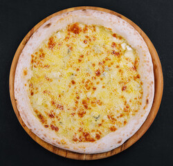 Quattro formaggio - italian pizza with four sorts of cheese