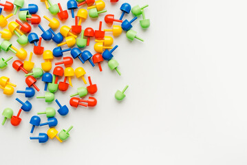 Children's mosaic on a white background. Child Game. Colored mosaic.