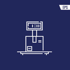 measuring scale vector icon illustration sign solid art icon isolated on white background.  filled symbol in a simple flat trendy modern style for your website design, logo, and mobile app
