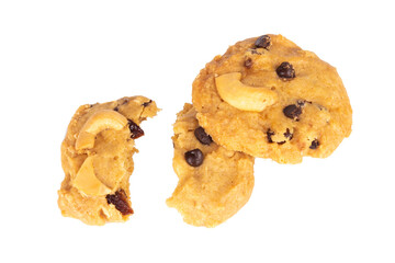 cookie high nobody breakfast isolated on white background