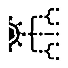 management esg glyph icon vector. management esg sign. isolated symbol illustration