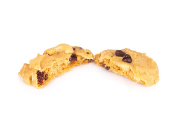 cookie high nobody breakfast isolated on white background