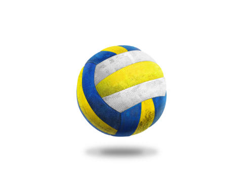 volleyball isolated on white background