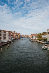 Buildings, canals and amazing architecture of the old city of Venice - Italy