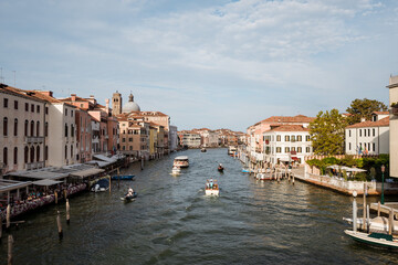Buildings, canals and amazing architecture of the old city of Venice - Italy
