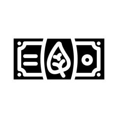profit esg glyph icon vector. profit esg sign. isolated symbol illustration