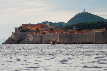 The amazing sea side citadel of dubrovnik, Croatia during summer time