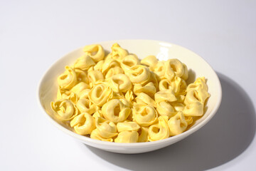 bowl of tortellini pasta