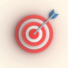3d icon darts element. 3d icon arrow on clear background