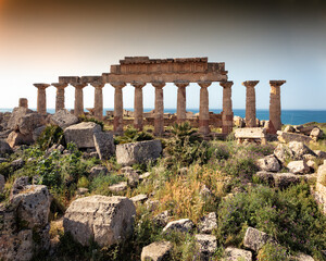 Castelvetrano, TP. Tempio C a Selinunte