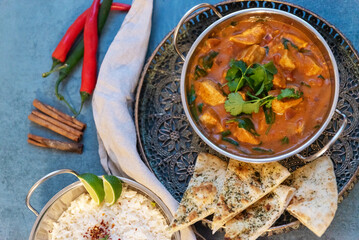 chicken curry with rice