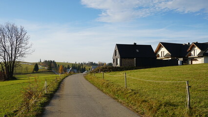 landscape with a house