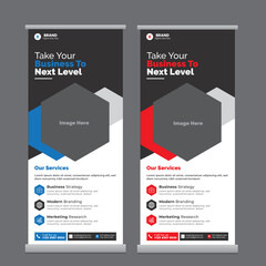 Corporate Roll-up Banner Design Template