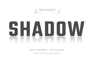 Editable text effect - Shadow text effect
