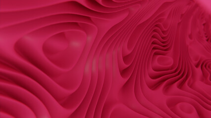 Organic texture, 3d illustration, viva magenta