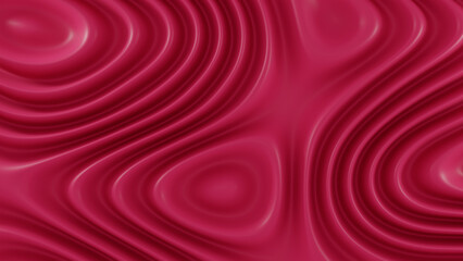 Organics shapes, magenta color, plastic texture, 3d render