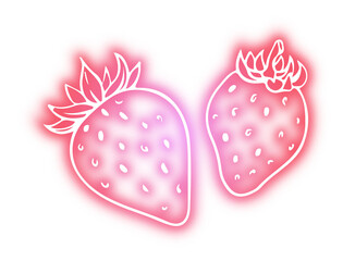 Collection of Fruit neon