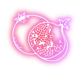 Collection of Fruit neon