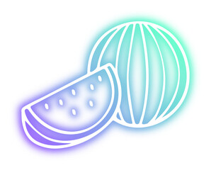 Collection of Fruit neon