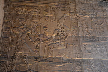 This is Philae temple that is located in Philae island in Aswan city, Egypt