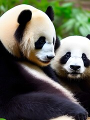 Obraz premium giant panda bear