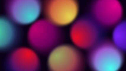 Colored blinking blurred light spots.
