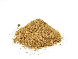 pile of seeds pile of ground soy bean meal high protein source for swine livestock