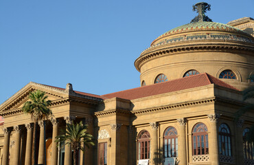 The Teatro Massimo Vittorio Emanuele, better known as Teatro Massimo, in Palermo is the largest...